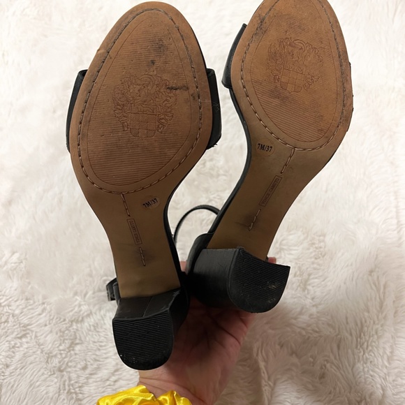 Vince Camuto Black Heeled Sandals - Picture 3 of 3